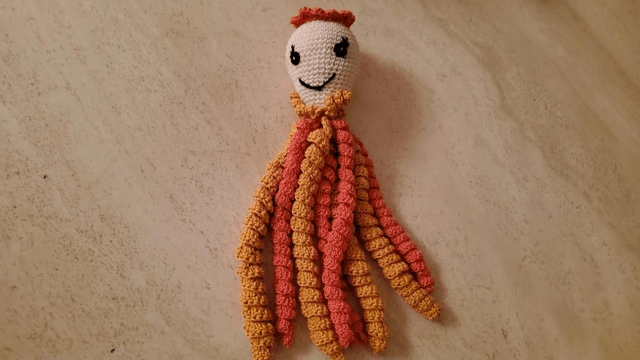 Pieuvre Grandes TENTACULES 🐙🚢 Orange